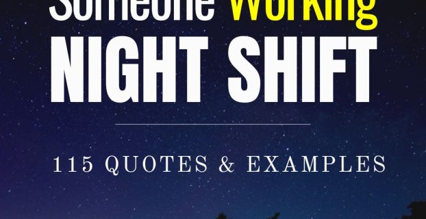 What To Say to Someone Working Night Shift